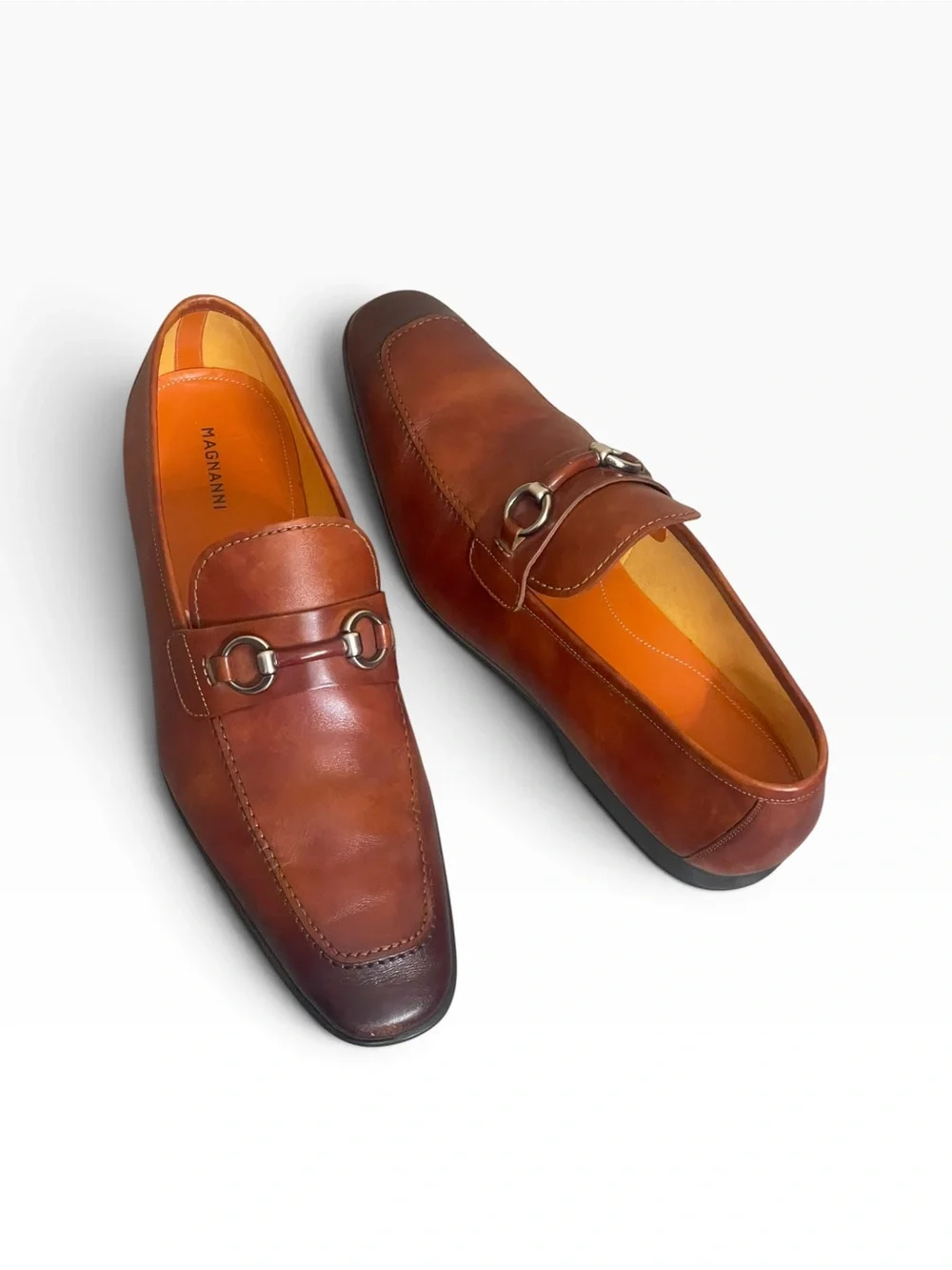 Magnanni Diago Bit-sprap Toe Bit Loafer Brown  Size 13M US